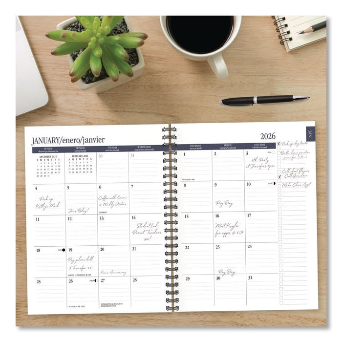Pickleball Weekly/Monthly Planner, 8.5 x 6.5, Multicolor Cover, 12-Month (Jan to Dec): 2026