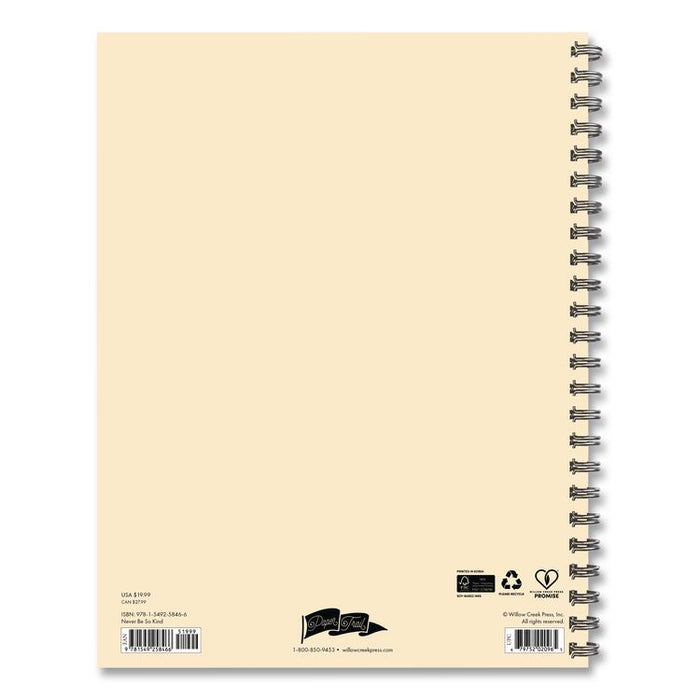 Never Be So Kind Weekly/Monthly Planner, 11 x 8.5, Yellow Cover, 12-Month (Jan to Dec): 2026