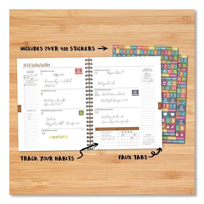 Never Be So Kind Weekly/Monthly Planner, 11 x 8.5, Yellow Cover, 12-Month (Jan to Dec): 2026