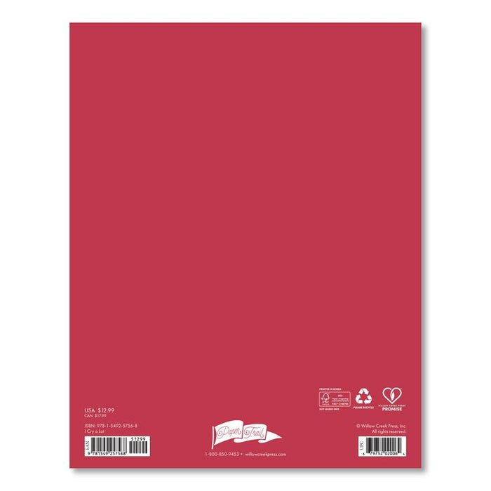 I Cry a Lot Monthly Planner, 9.5 x 7.5, Pink Cover, 12-Month (Jan to Dec): 2026