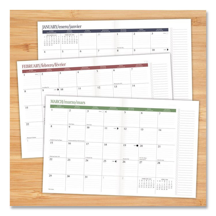 Colorful Canal Monthly Planner, 9.5 x 7.5, Multicolor Cover, 12-Month (Jan to Dec): 2026