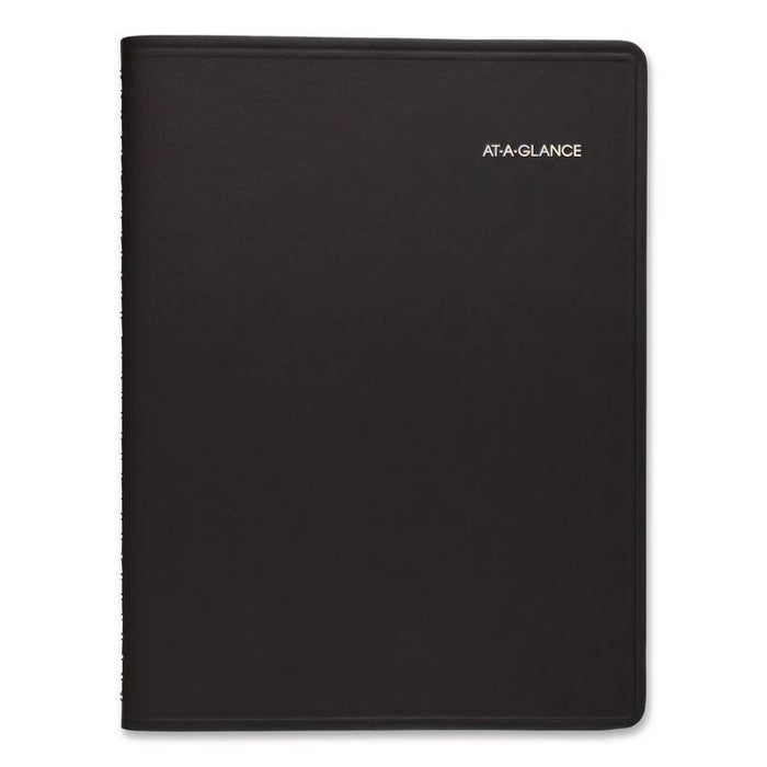 QuickNotes Academic Weekly/Monthly Planner, 10 x 8, Black Cover, 13-Month: July 2025 to July 2026