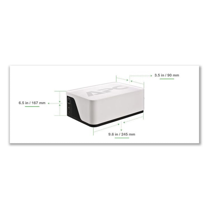 Back-UPS BE700G3 Battery Backup System, 6 Outlets, 700 VA, 490 J