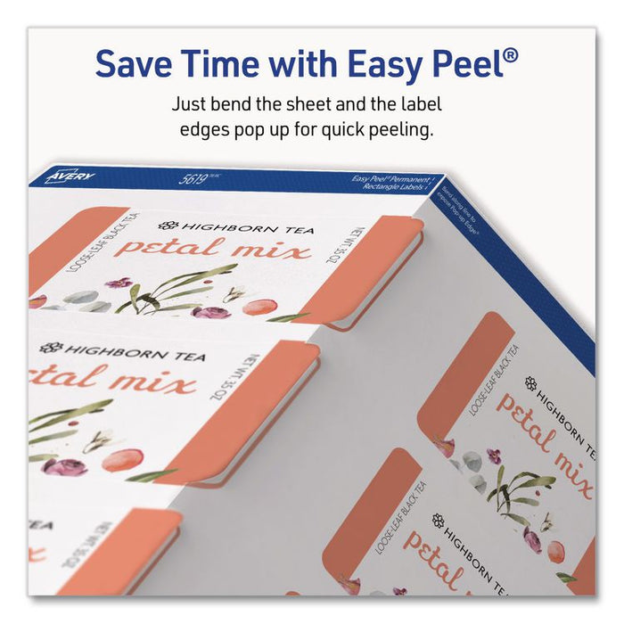 Rectangular Labels with Sure Feed Technology, Inkjet/Laser, 2 x 3, Matte White, 8 Labels/Sheet, 25 Sheets/Pack