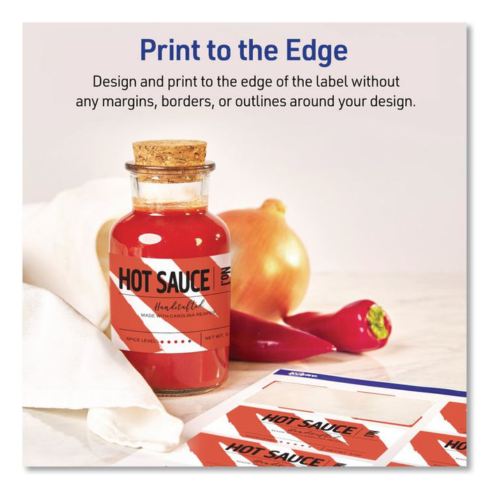 Rectangular Labels with Sure Feed Technology, Inkjet/Laser, 2 x 3, Matte White, 8 Labels/Sheet, 25 Sheets/Pack