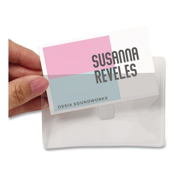 Name Badge Insert Refills, Horizontal, 3 x 4, White, 600/Pack