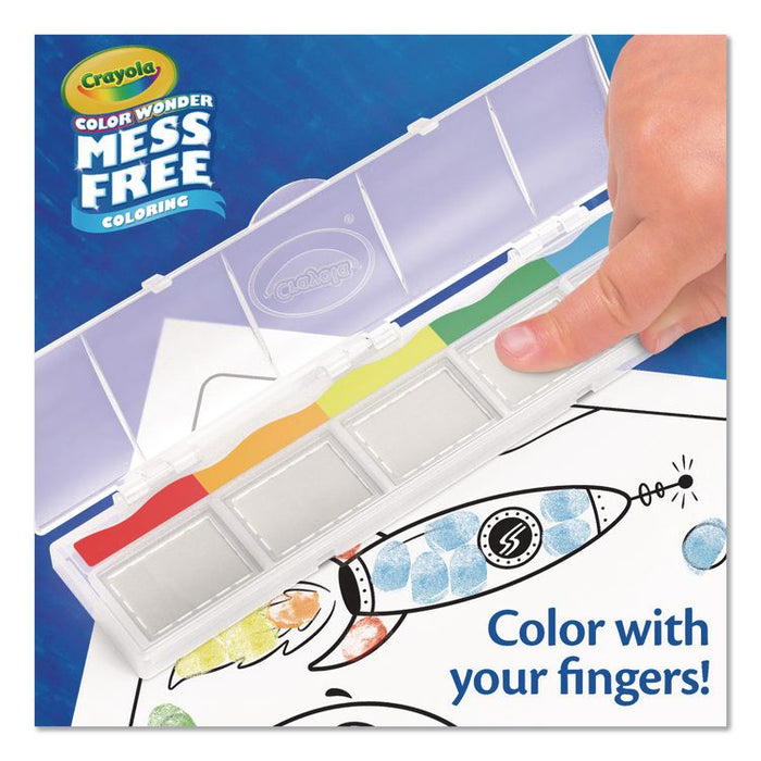 Color Wonder Mess Free Coloring Fingerprint Activity Book, Ages 3 and Up, 27 Pages