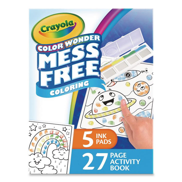 Color Wonder Mess Free Coloring Fingerprint Activity Book, Ages 3 and Up, 27 Pages