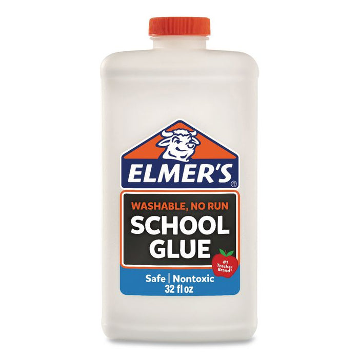 Washable School Glue, 32 oz, Dries Clear