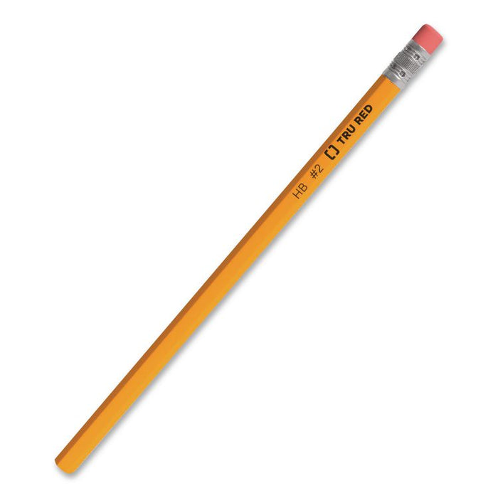 Wooden Pencils, HB (#2), Black Lead, Yellow Barrel, 12 Pencils/Pack, 72 Packs/Carton