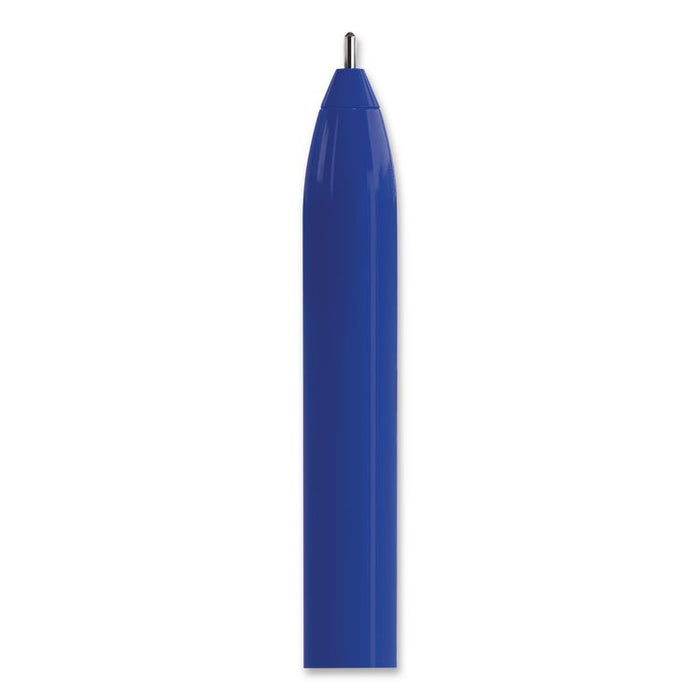 Ballpoint Pen, Stick, Medium 1 mm, Blue Ink, Blue Barrel, 12/Pack, 36 Packs/Carton
