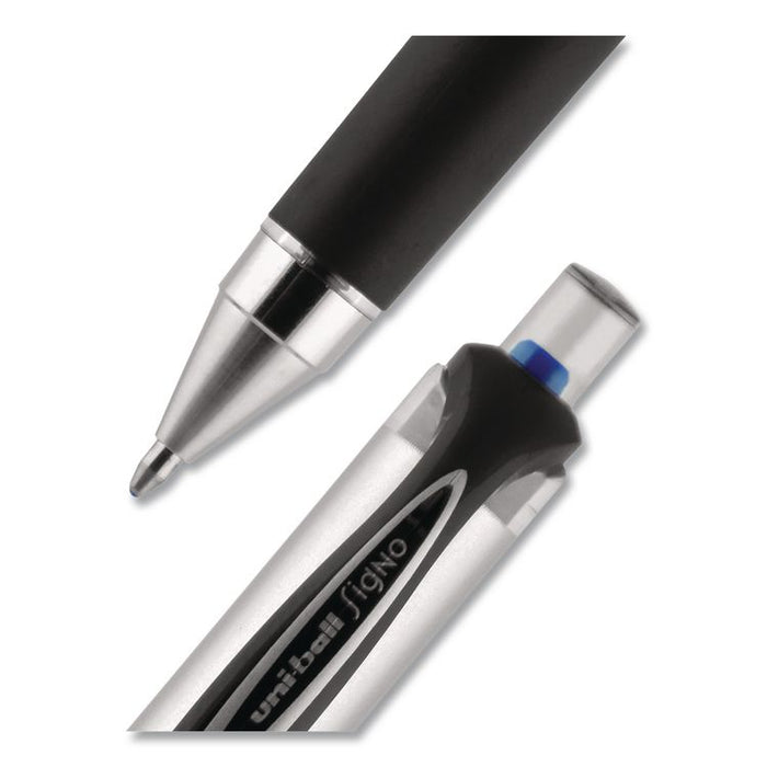 207 Impact RT Gel Pen, Retractable, Bold 1 mm, Black Ink, Black Barrel, Dozen