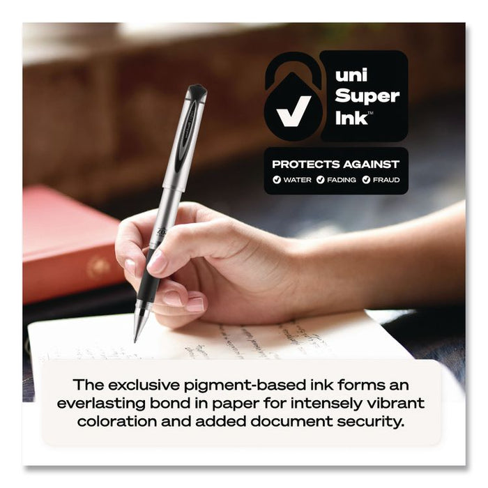 207 Impact RT Gel Pen, Retractable, Bold 1 mm, Black Ink, Black Barrel, Dozen
