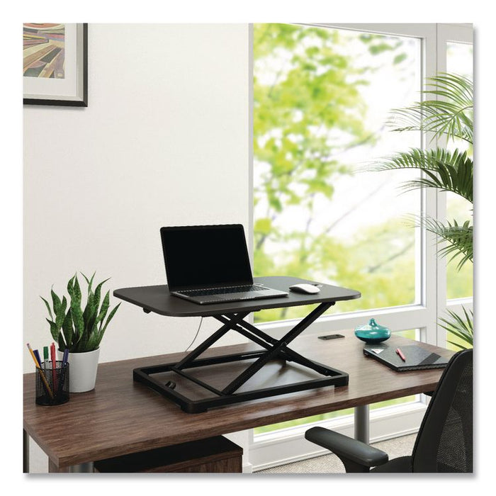 FlexFit Manual Adjustable Laptop Riser, 26.7 x 18.8 x 1.7 to 15.9, Black, Supports 26.7 lbs