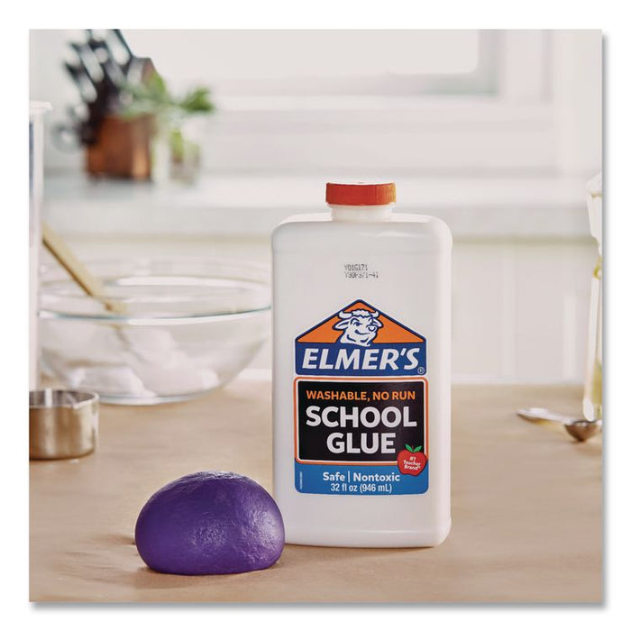 Washable School Glue, 32 oz, Dries Clear