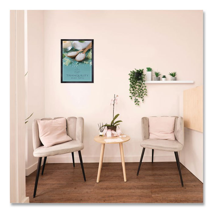 Poster Frame, MDF, 18 x 24 Insert, Black, 10/Pack