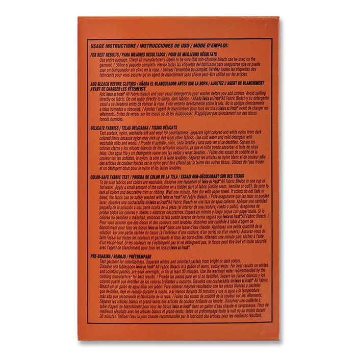 Color Safe Powder Bleach Vend Pack, 1 Load Box, 100/Carton