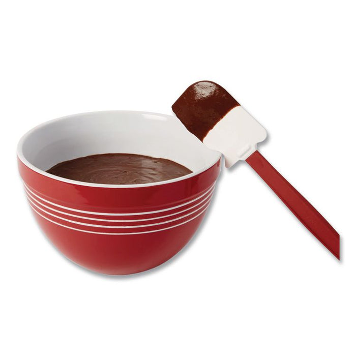 High-Heat Cook's Scraper, Plastic, 13.5", Red/White