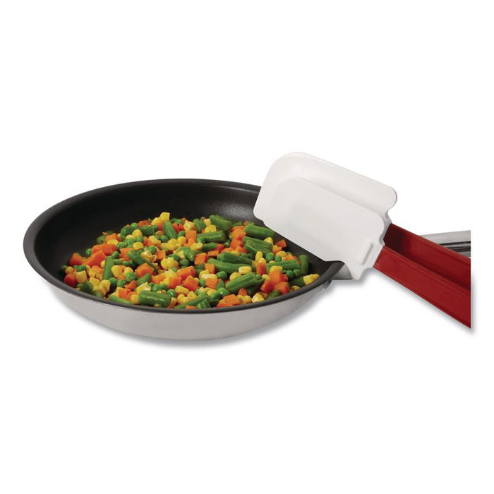 High-Heat Cook's Scraper, Plastic, 13.5", Red/White