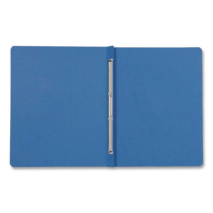 Two-Prong Pressboard Report Covers, Two-Prong Fastener, 3" Capacity, 8.5 x 11, Blue/Blue, 5/Pack