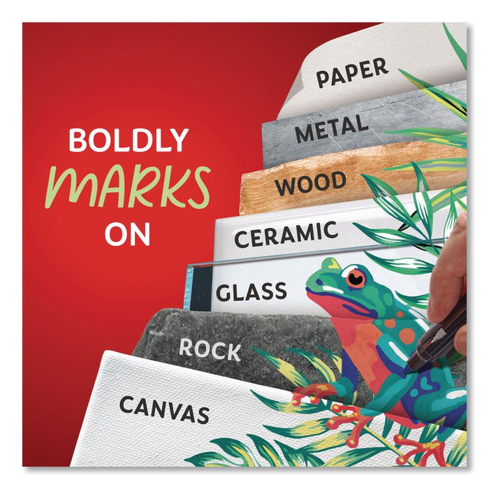 Creative Markers, Earth Tones, Fine Bullet Tip, Assorted, 12/Pack
