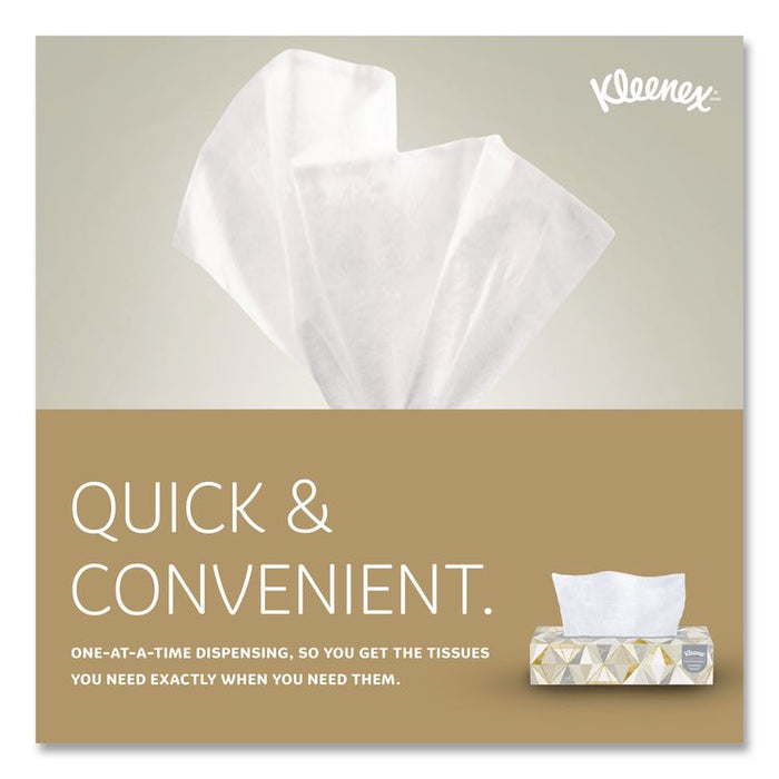 White Facial Tissue for Business, Pop-Up Box, 2-Ply, 125 Sheets/Box, 48 Boxes/Carton