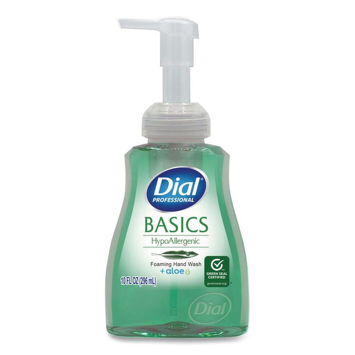 Basics Hypoallergenic Foaming Hand Wash, Aquatic, 10 oz, 8/Carton