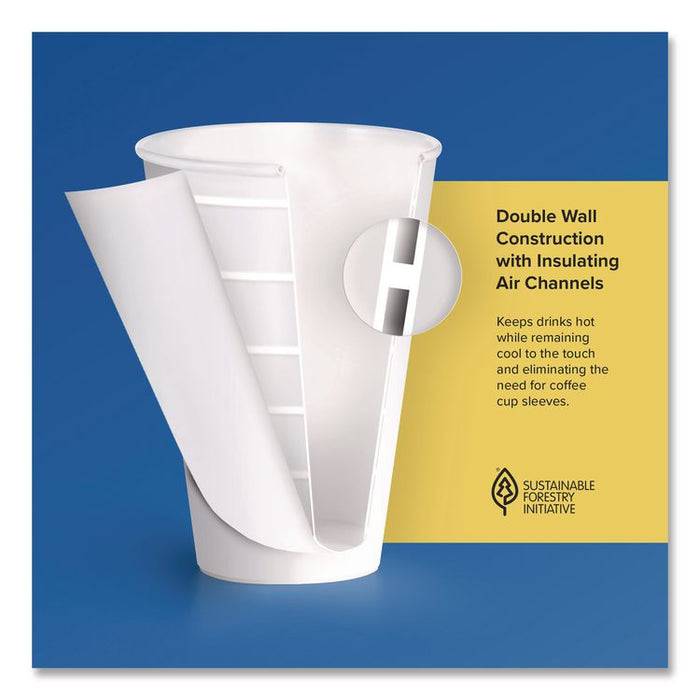 ThermoGuard Paper Hot Cup, 12 oz, White, 30/Pack