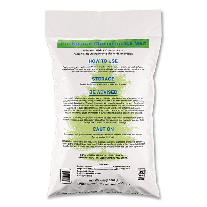 Green Scapes Ice Melt, 50 lbs Bag, 50/Pallet