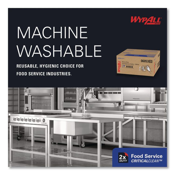 X50 Foodservice Towels, 1/4 Fold, 23.5 x 12.5, White, 200/Carton