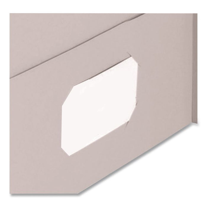 Two-Pocket Folders, Accommodates (100) 11 x 8.5 Sheets, White, 25/Box