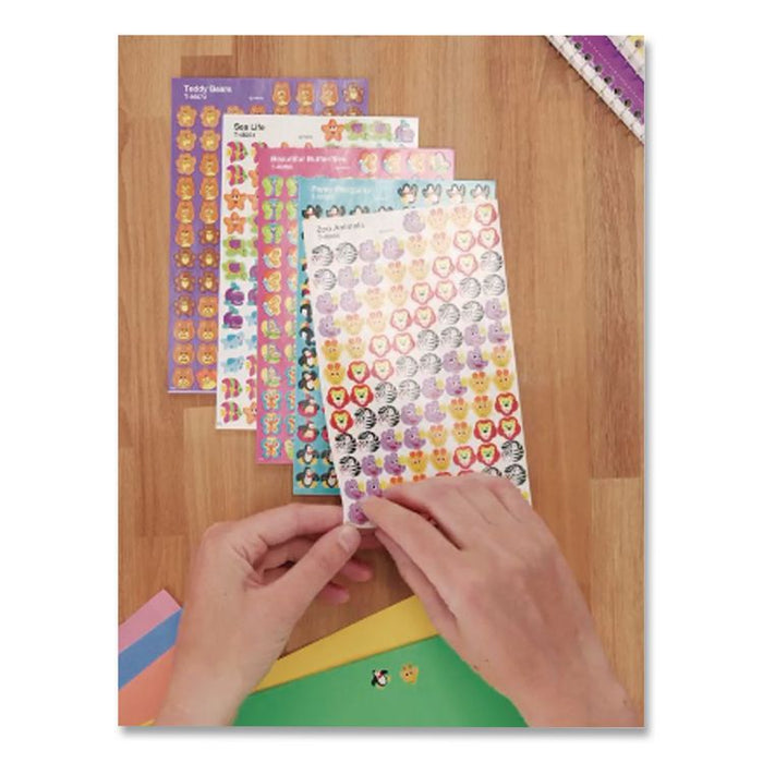 superSpots and superShapes Sticker Packs, Animal Antics, Assorted Colors, 2,500 Stickers