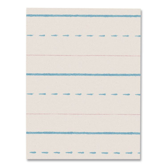 Multi-Program Handwriting Paper, 30 lb Bond Weight, 1/2" Long Rule, Two-Sided, 8 x 10.5, 500/Pack