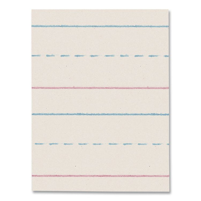 Multi-Program Picture Story Paper, 30 lb Bond Weight, 5/8" Long Rule, Two-Sided, 12 x 18, 250/Pack
