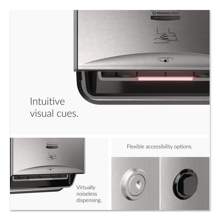 ICON Faceplate for Automatic Roll Towel Dispenser, 14.06" x 0.05" x 12", Stainless Steel