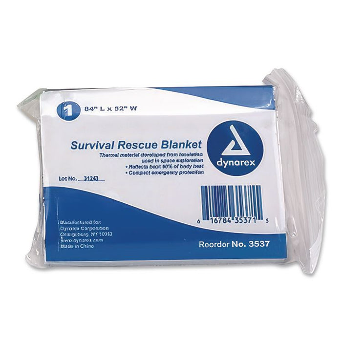 Aluminized Emergency Blanket, 52" x 84", 5/Box