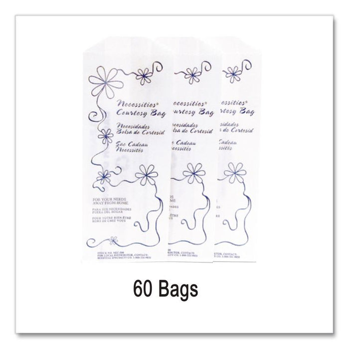 Vended Menstrual Care Refill Kit, 60 Pads, 60 Tampons, 60 Disposable Bags, 180/Carton