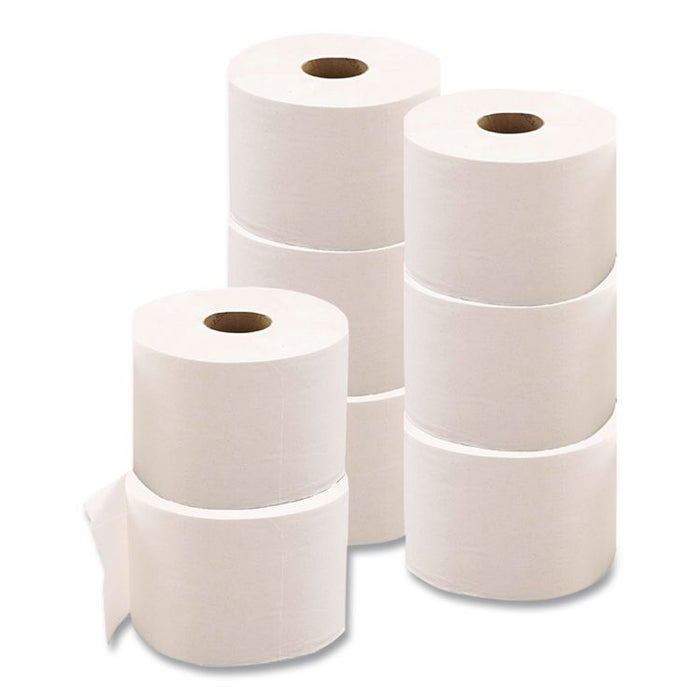 Heavenly Soft Double Layer Jumbo Toilet Tissue, Septic Safe, 1-Ply, 3.4" x 1,000 ft, White, 8 Rolls/Carton