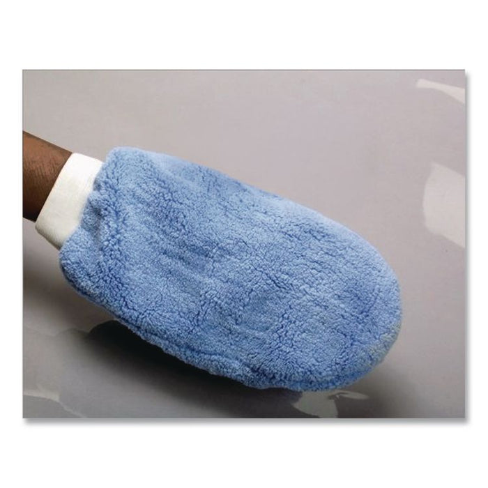 Microfiber Mitt without Thumb, Blue, 5" x 10"