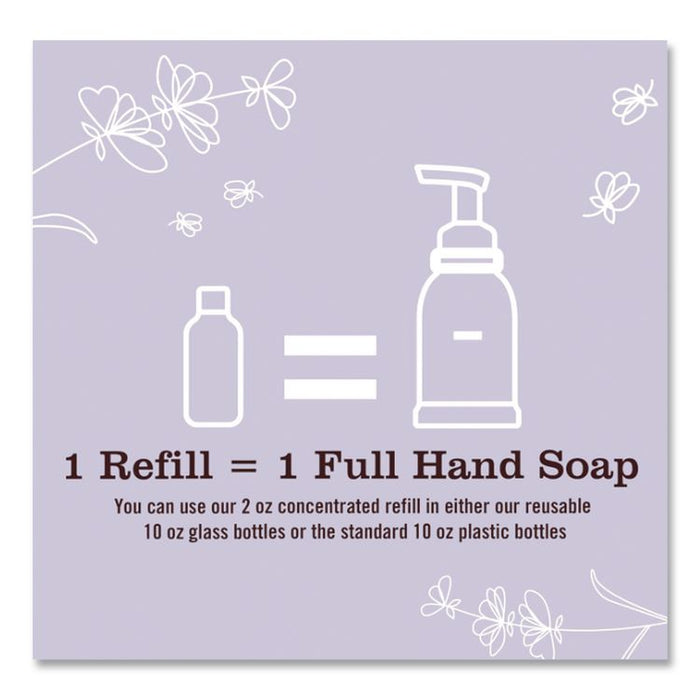 Clean Day Concentrated Foaming Hand Soap Dispenser Refill, Lavender Scent, 2 oz Bottle, 2/Pack