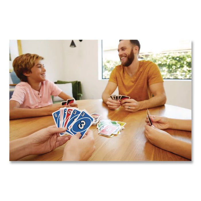 UNO Card Game, 2 to 10 Players, Ages 7 and Up, 108 Pieces