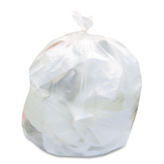 High-Density Waste Can Liners, 4 gal, 6 mic, 17" x 18", Natural, 2,000/Carton