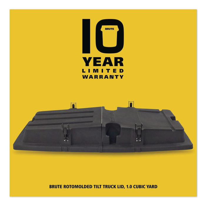 BRUTE Rotomolded Tilt Truck Lid, 35.01 x 70.7 x 9.5, Black