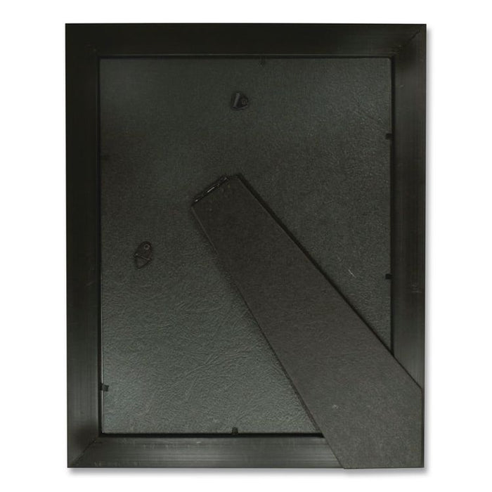 Deluxe Document and Photo Frame, Molded Styrene/Plastic, 8.5 x 11 Insert, Gold/Black