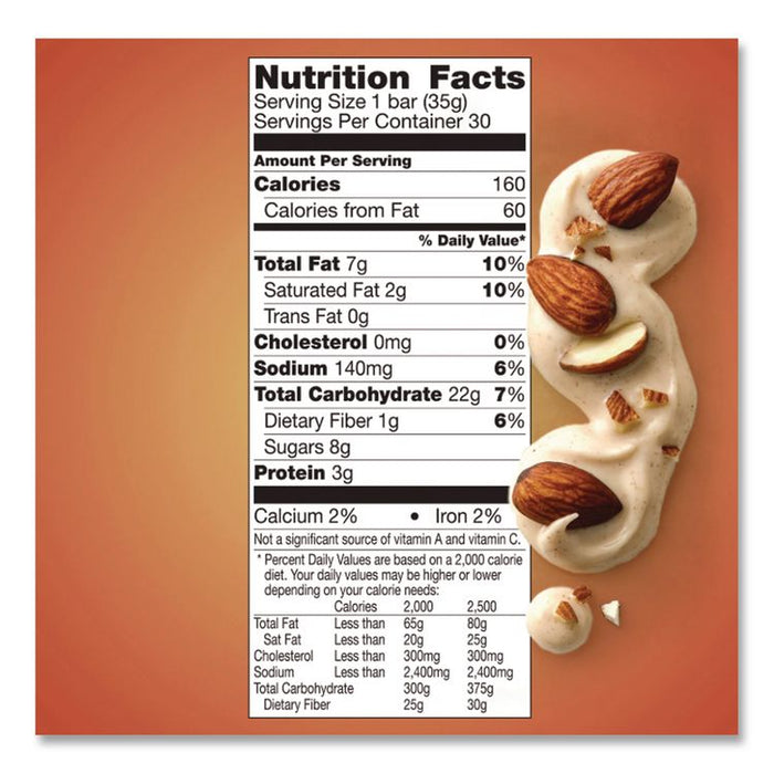 Granola Bars, Sweet and Salty Almond, 1.2 oz Pouch, 36/Box