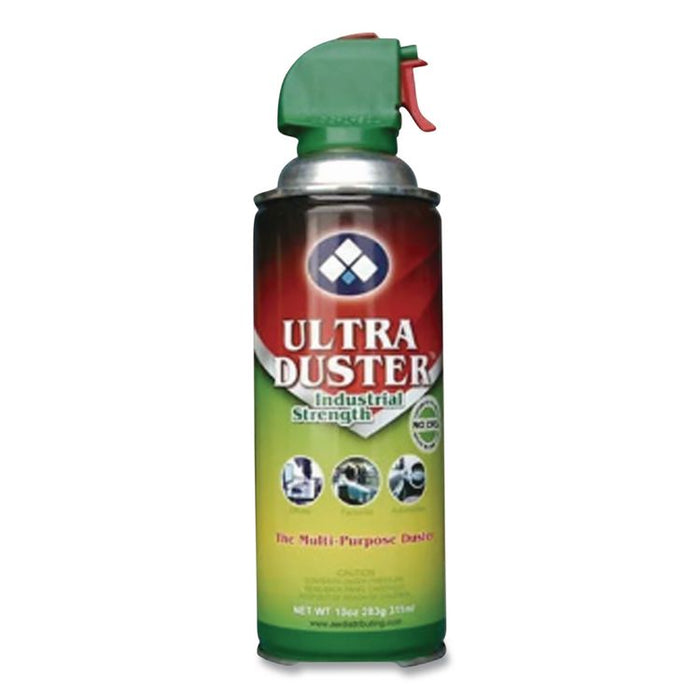 Ultra Duster Industrial Strength Air Duster, 10 oz Can, 4/Pack