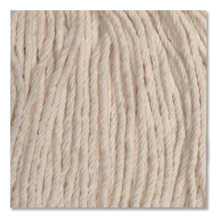 Economy 53 Series Mop Head, 16 oz, Cotton, Natural