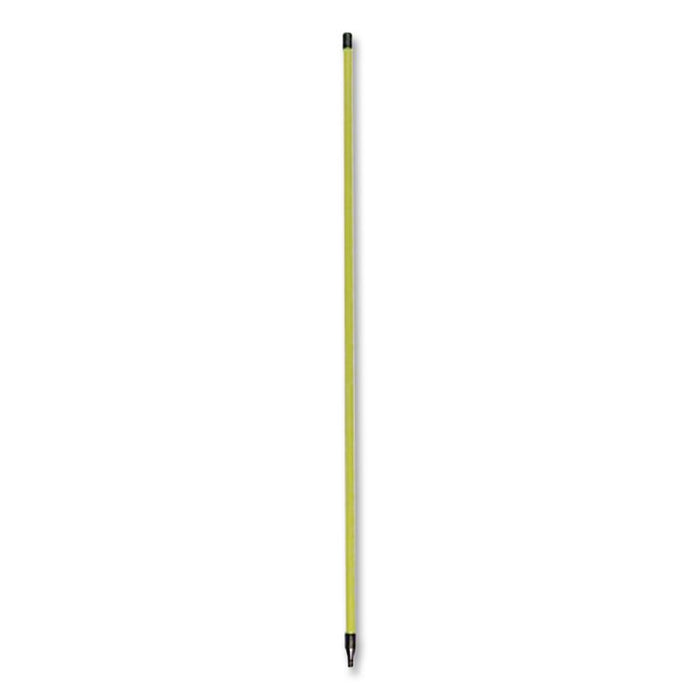 Broom Handle with Nylon Thread, 60", Yellow