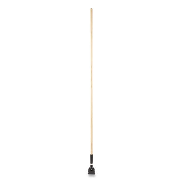 Snap-On Hardwood Dust Mop Handle, 1.5" dia x 60", Natural
