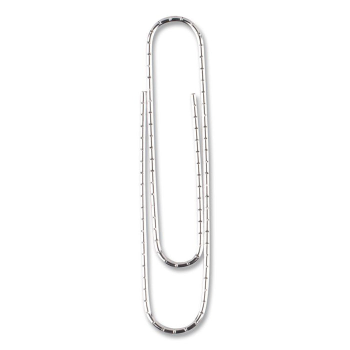 Premium Jumbo Paper Clips, Jumbo, Smooth, Silver, 100/Box, 10 Boxes/Pack